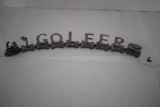 Vintage Fort Pewter Train, #1 Golfer, Each Piece Approx. 1 1/2