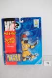 Shaquille O'Neal  Action Figure, #61201, Shaq Attaq, LSU, Jammin Giant, Over The Top Collection