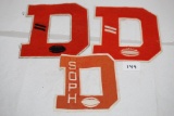 Assorted Vintage Athletic Letters, 1-6