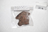 Artifact From Central America, Note On Back, 1 3/4