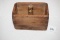 Vintage Wood Butter Mold, Dovetail Corners, Box 5 1/2
