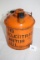 Vintage H3 Electric Motor Oil Can, Wooden Handle, Metal, 11