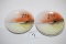 Hand Painted Saucers, Made In Japan, 5 1/2