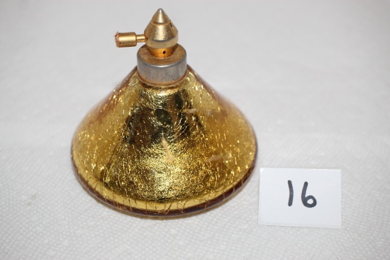 Vintage Perfume Bottle, 3 1/2"H x 3 3/4" round