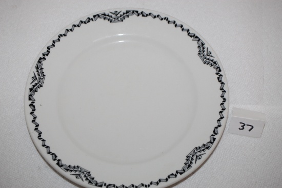 Vintage Mayer China Plate, Dalton Pattern, #83688, 9" round