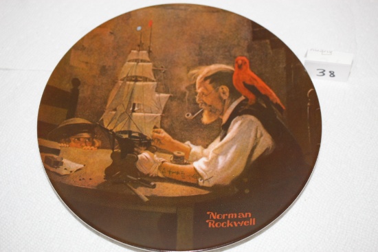 Norman Rockwell, The Ship Builder Plate, Limited Edition, Knowles #10888R