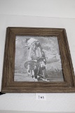 Framed Native American Picture, 13
