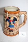 Pabst Brewing Company, King Gambrinus Holiday Stein, 1984, Limited Edition, CMC Japan, 6