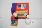 Spare & Strike Movers And Shakers Salt & Pepper Shakers, 1994, Omnibus, 3 1/2