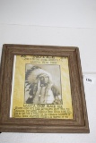 Lakota War Chief Framed Picture, 13