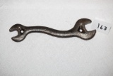 Vintage Open End S Shaped Wrench, #118 Z Stamp, 7 1/2