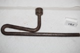 Vintage Lug Wrench, Metal, 10 1/2