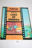 Tintin And The Lake Of Sharks Comics, Magnet Book, 1979, ISBN 0416836305, 11 1/2