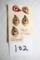 Red Cross Donor Pins, Red-back missing, Gold Tone Donor,  2 Gallon,  4 Gallon, 5 Gallon