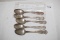 State Spoons, Interstate Silver Co.-circa 1915, WM Rogers & Son-AA-Pat, Feb. 23, 1915