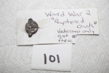 World War II Ruptered Duck Pin, 1/2