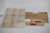 Vintage Sears Trapping Tags, 1947, Sears Raw Fur Marketing Service