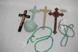 Assorted Plastic Religious Items