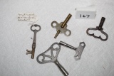 BLW Skeleton Key With Brass Bit-2 3/4