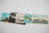 Assorted Vintage Ship & Paddle Wheel Post Cards
