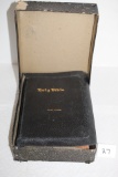 Holy Bible-Pronouncing, 1937 On Back Cover, Teachers' Edition, National