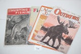 1935 Outdoor Magazine Covers, Hunting and Fishing Magazine-1944