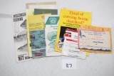 Vintage Fishing Tackle, Lure, and Regulation Brochures