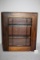 Wood Cabinet With Glass, 14 1/4