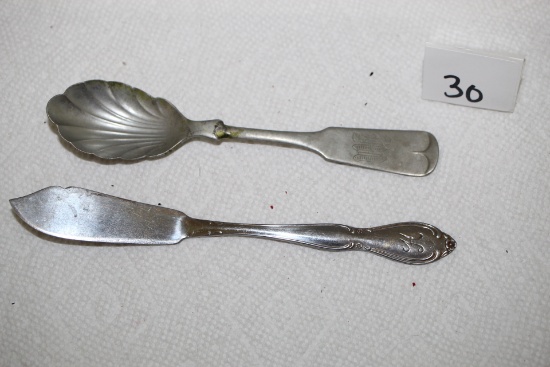 Brazil Silver Spoon-6", Spreader-Stainless-Made In Korea-6 1/2"