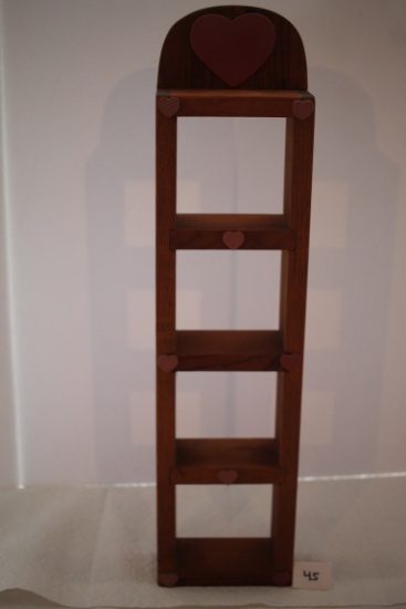 Wooden Wall Shelf, 23" x 5 1/2" x 3"