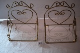 2 Metal & Glass Shelves, 11