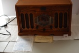 Thomas Museum Series Collectors Edition Radio, AM/FM, Cassette, Record Player, COA