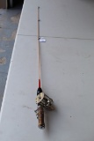 Vintage Fishing Rod & Reel, 1 Piece Rod-53 1/2