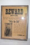 Framed Billy The Kid Picture, 15