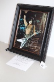 Framed Paul Stanley Signed Picture, LOA, 8