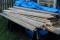 Assorted Lumber, Tarp, Saw Horses, Lumber Not Used-1 x 2's, 2 x 4's, 2 x 6's, LOCAL PICK UP ONLY