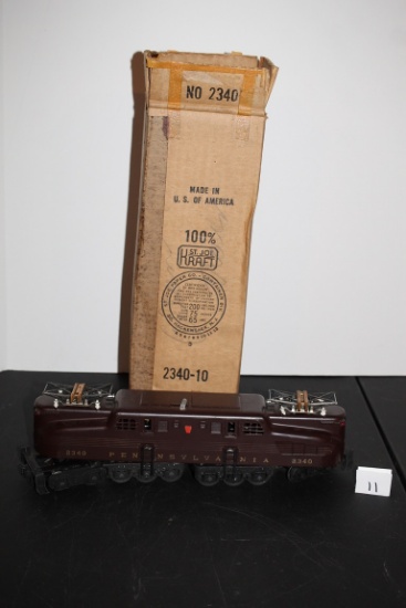 Lionel, GG1 #2340 Pennsylvania Railroad, 14" x 4"H