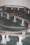 Vintage Train Layout, Tracks & Board, 4' x 7', LOCAL PICK UP ONLY