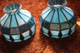 2 Tiffany Style Lamp Shades, 11