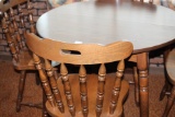 Kitchen Table & 4 Chairs, Wood/Laminate, 1-12