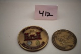 2 Collector Medallions