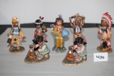 7 Native American Figures, 2 1/2