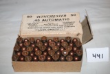 50 Rounds .45-Reloaded Ammunition, LOCAL PICK UP ONLY
