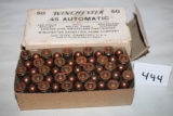 50 Rounds .45-Reloaded Ammunition, LOCAL PICK UP ONLY