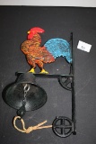 Cast Iron Rooster Bell, 6