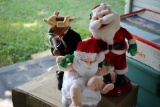 3 Animated Christmas Decorations, Battery Operated, 11