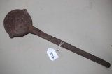 Vintage Double Spout Cast Iron Ladle, 16