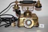Vintage Rotary Phone, Metal, Heavy, 9 1/2