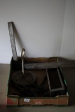 Square, Anchor, Wooden Box, Vintage Tools
