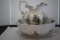 Staffordshire England Iron Stone, Basin Bowl & Pitcher, Chatsworth Bowl-16